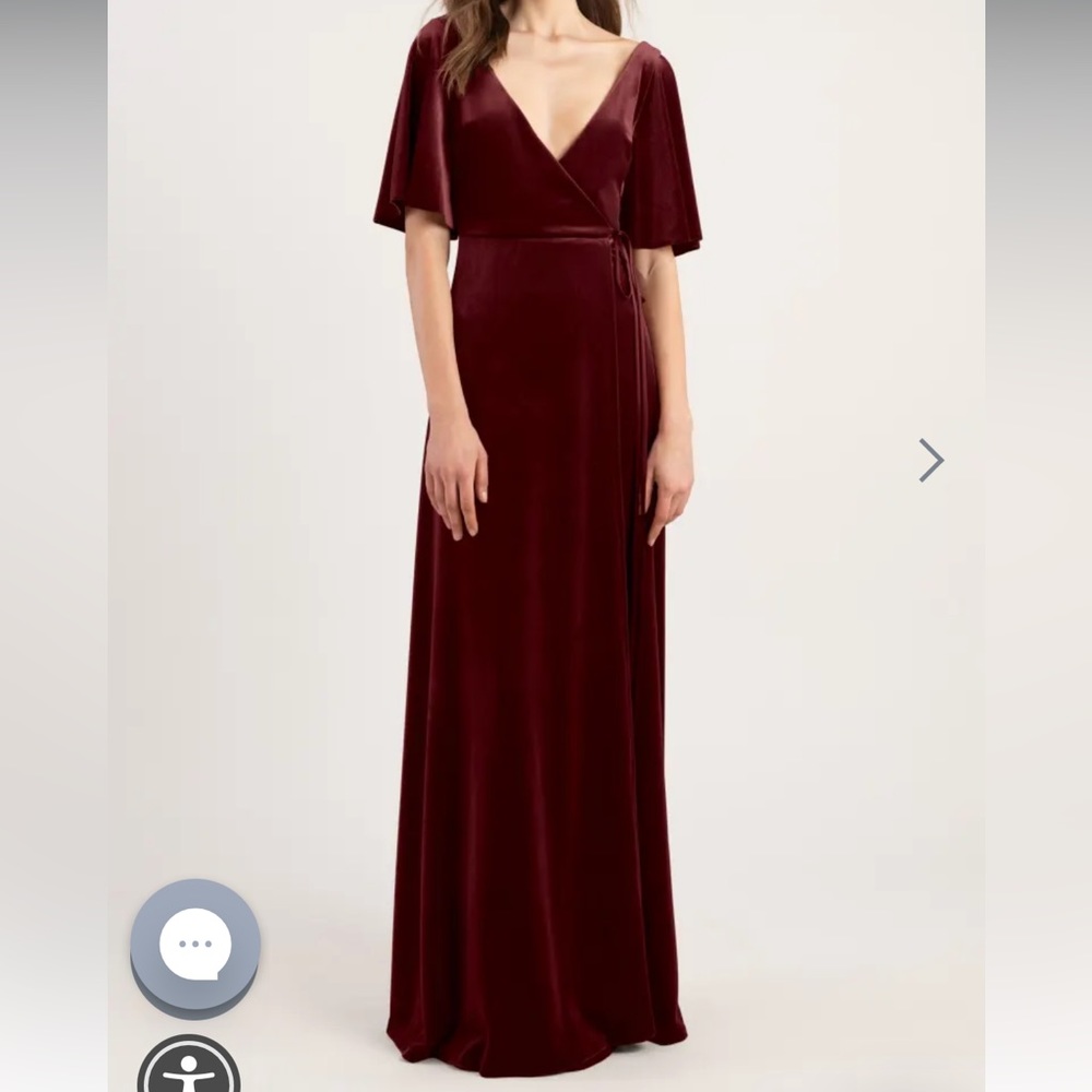 Jenny Yoo Marin Dress in Dark Berry